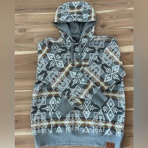 Ladies Ariat Pendleton Arrowhead Cotton Hoodie - Sz L